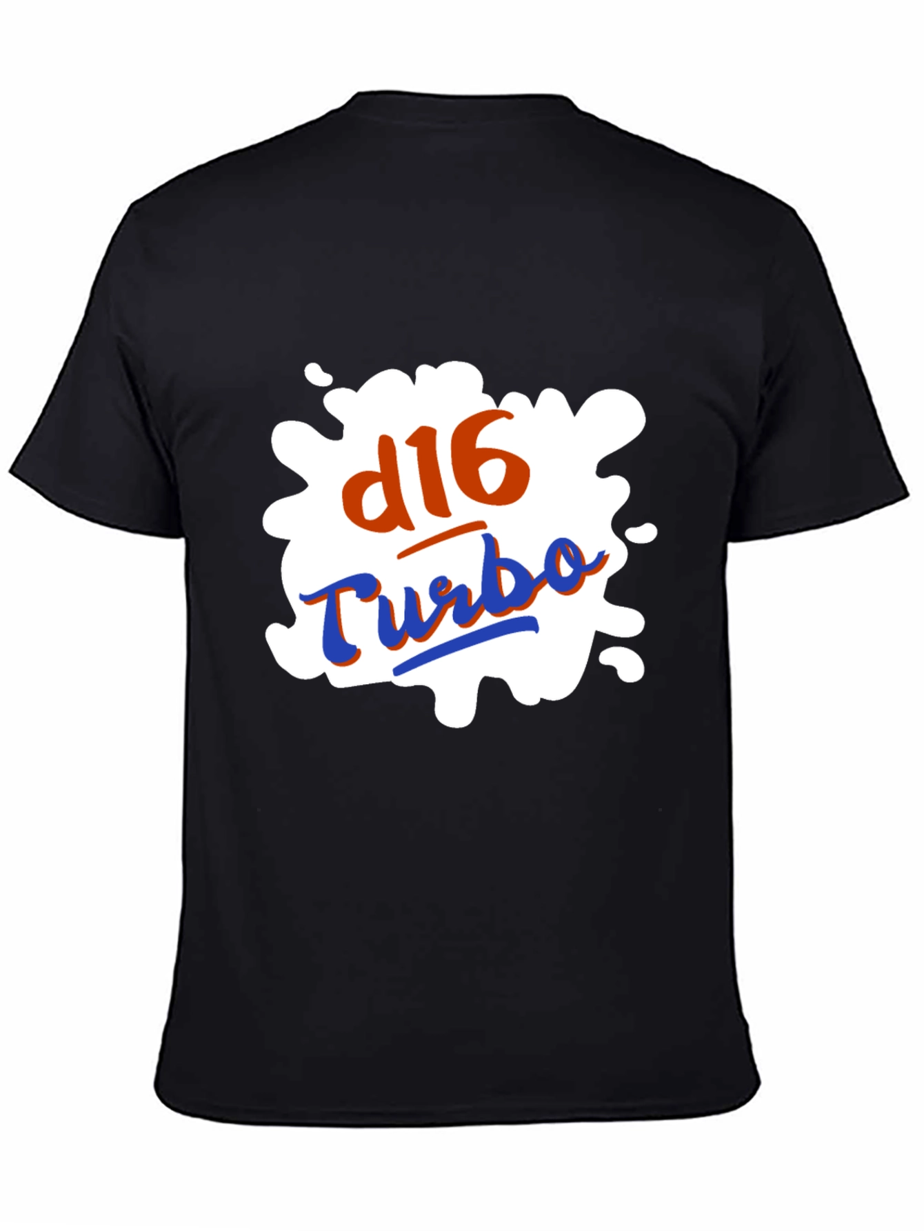 D16 Turbo Graphic T-Shirt - Bold Automotive Style