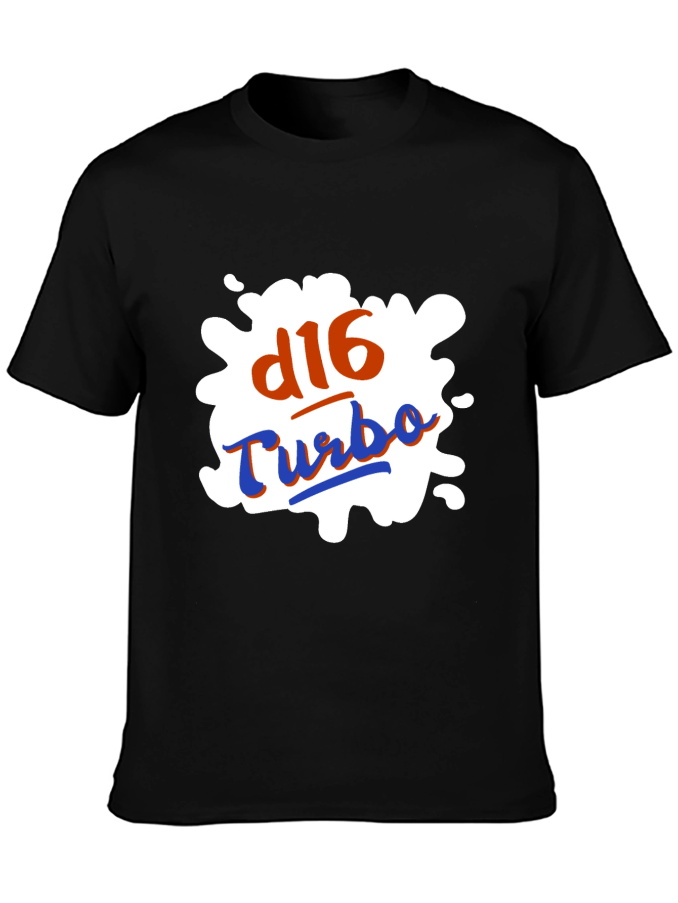 D16 Turbo Graphic T-Shirt - Bold Automotive Style