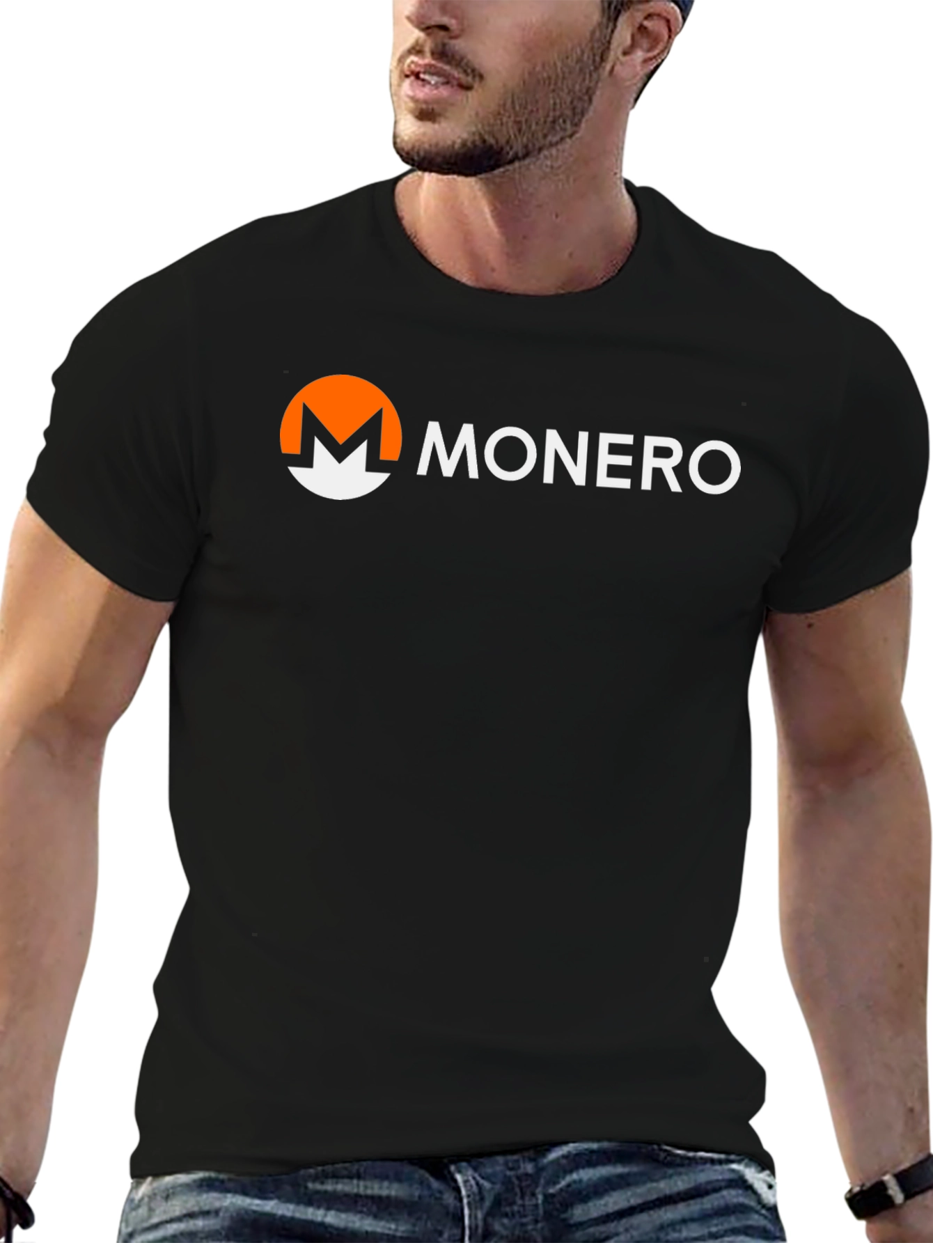 Monero Logo T-Shirt - Black Crypto Tee
