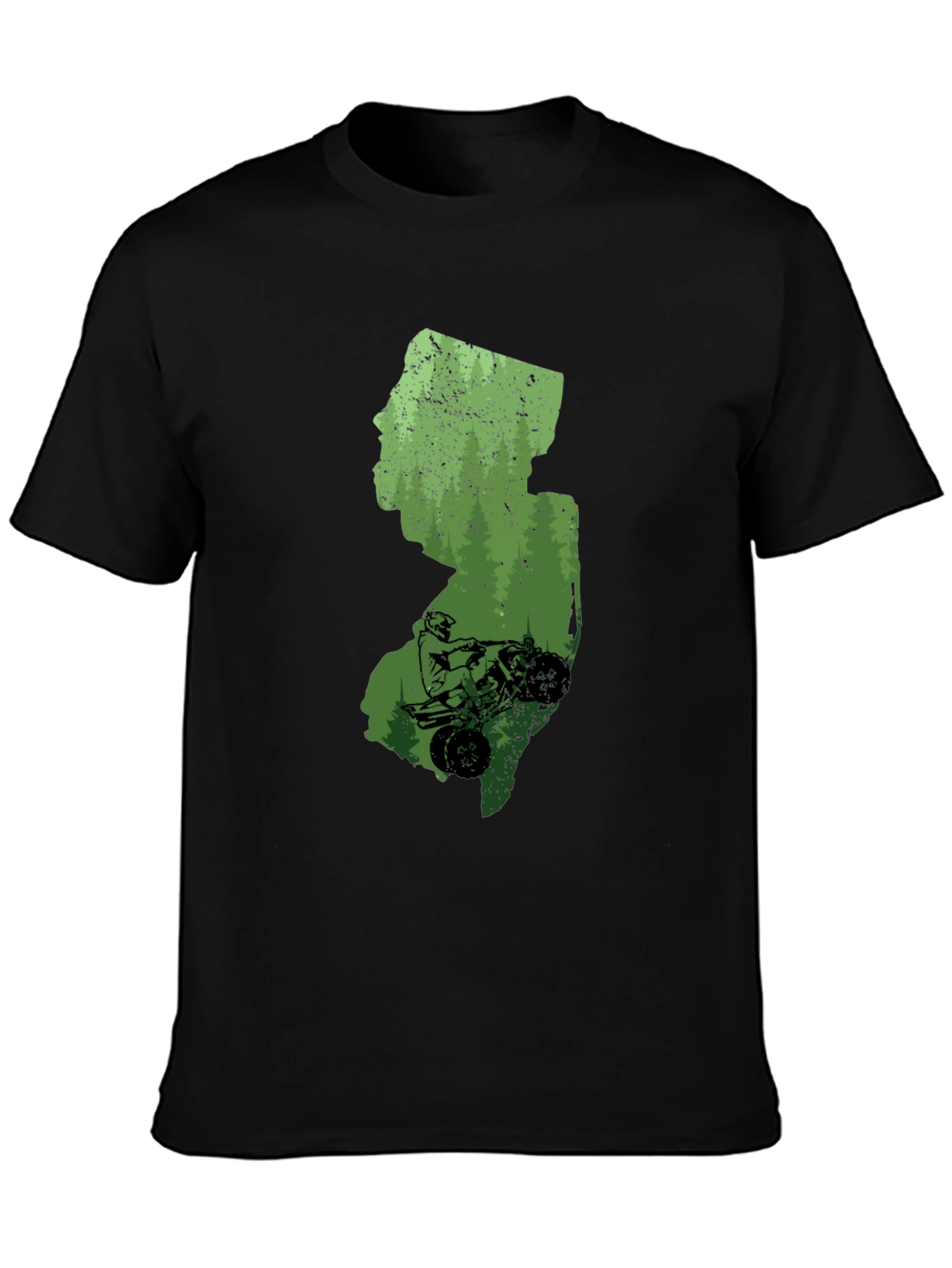 New Jersey ATV Black Graphic T-Shirt