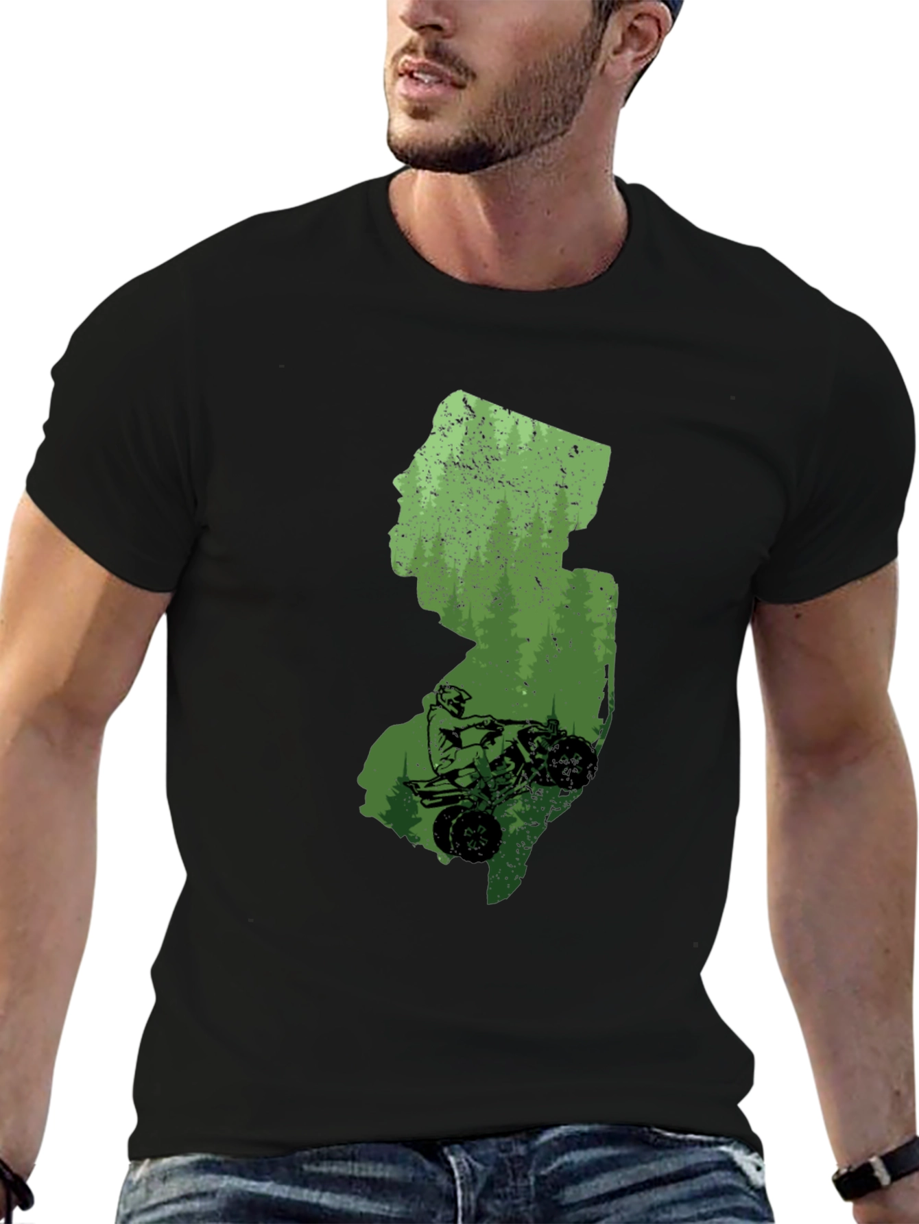 New Jersey ATV Black Graphic T-Shirt