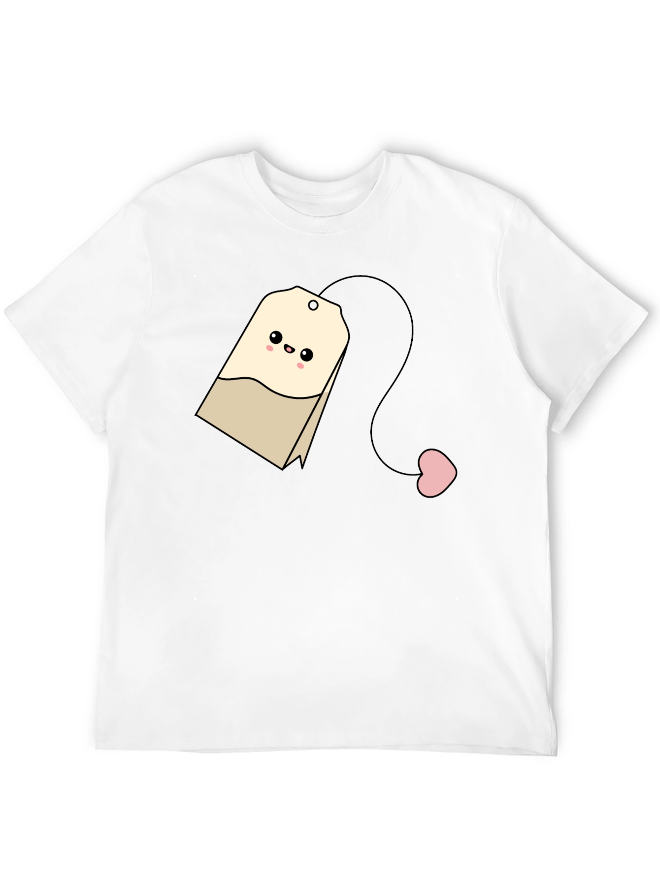 Cute Tea Bag Graphic T-Shirt