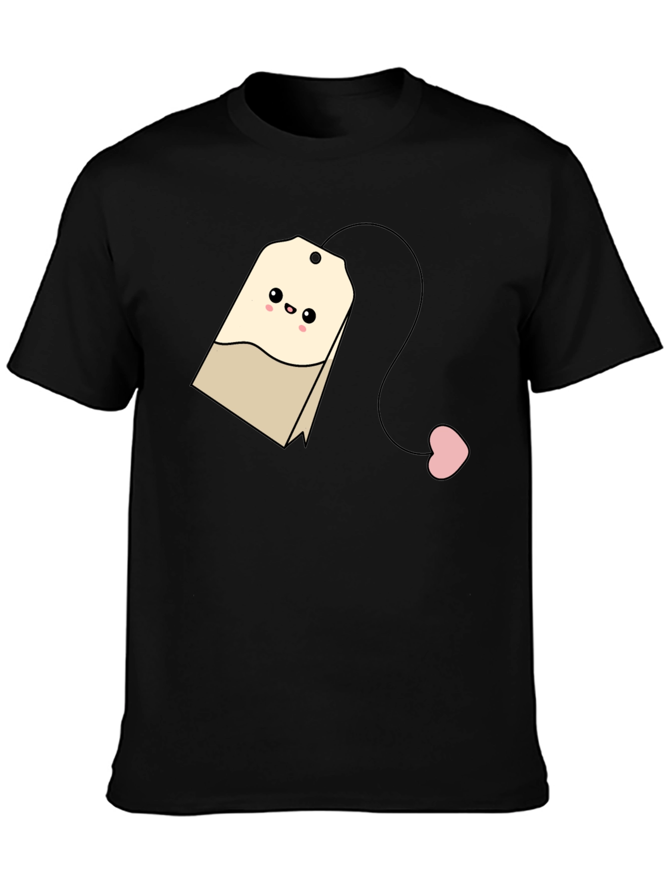 Cute Tea Bag Graphic T-Shirt