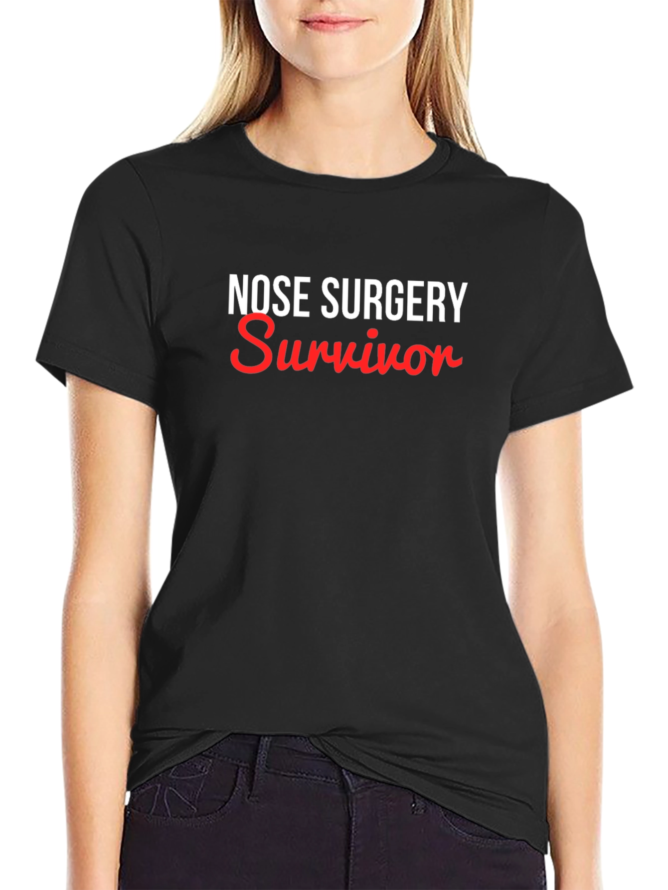 Nose Surgery Survivor T-Shirt Funny Rhinoplasty Gift