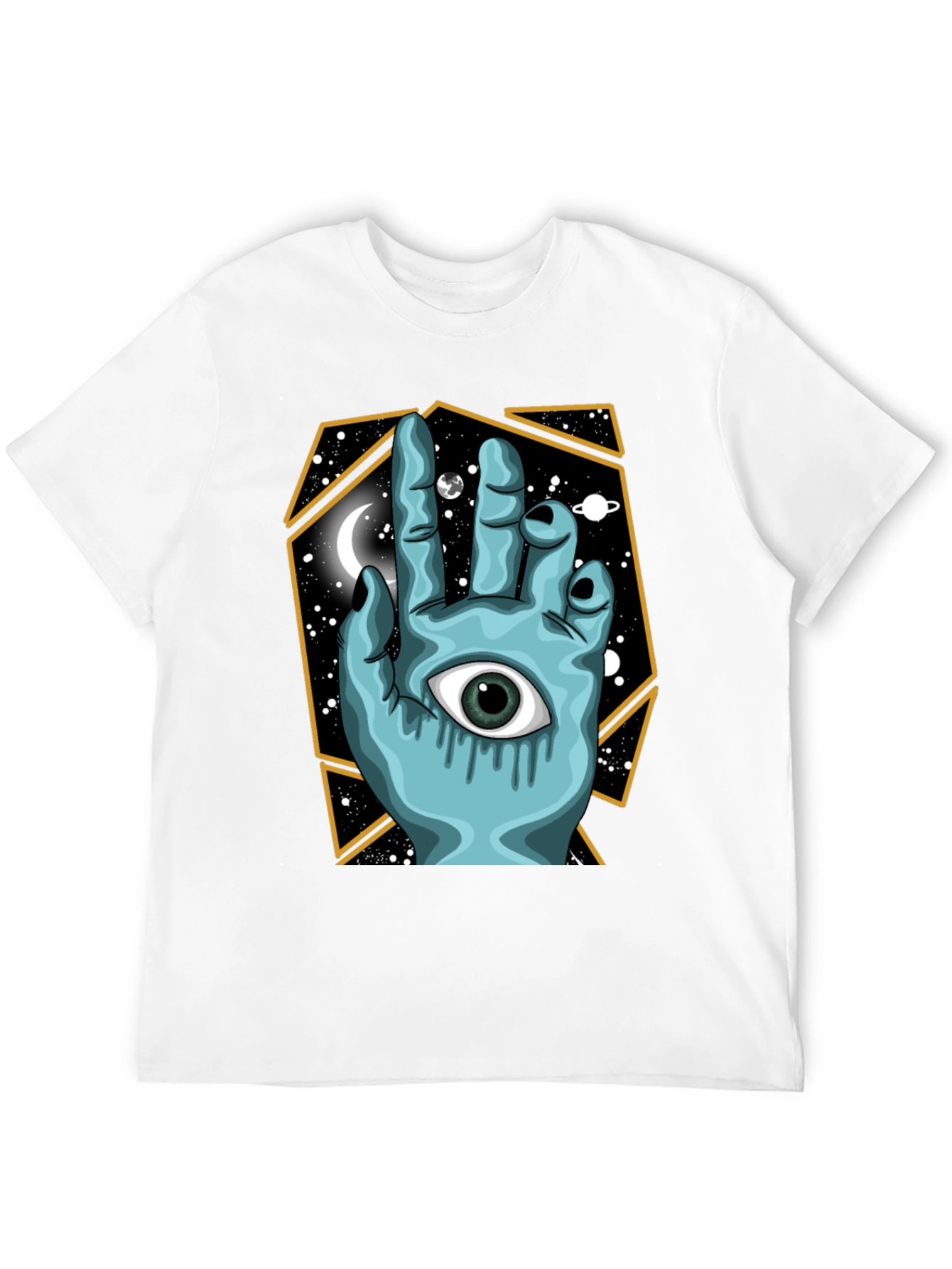 Mystic Hand Graphic Tee - Unisex Black T-Shirt