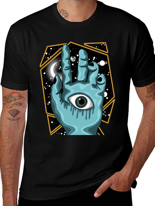 Mystic Hand Graphic Tee - Unisex Black T-Shirt