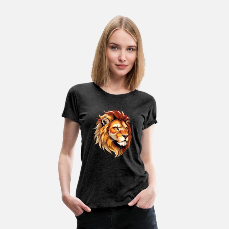 Majestic Lion Head Illustration