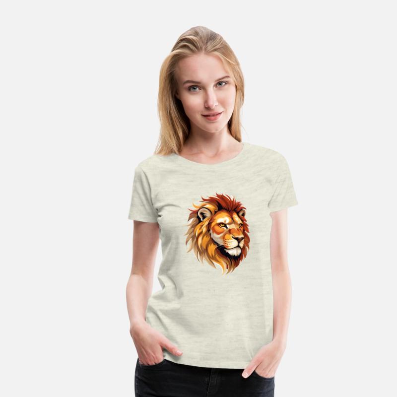 Majestic Lion Head Illustration