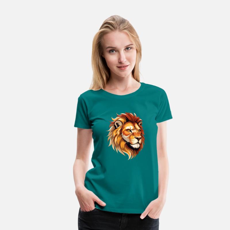 Majestic Lion Head Illustration