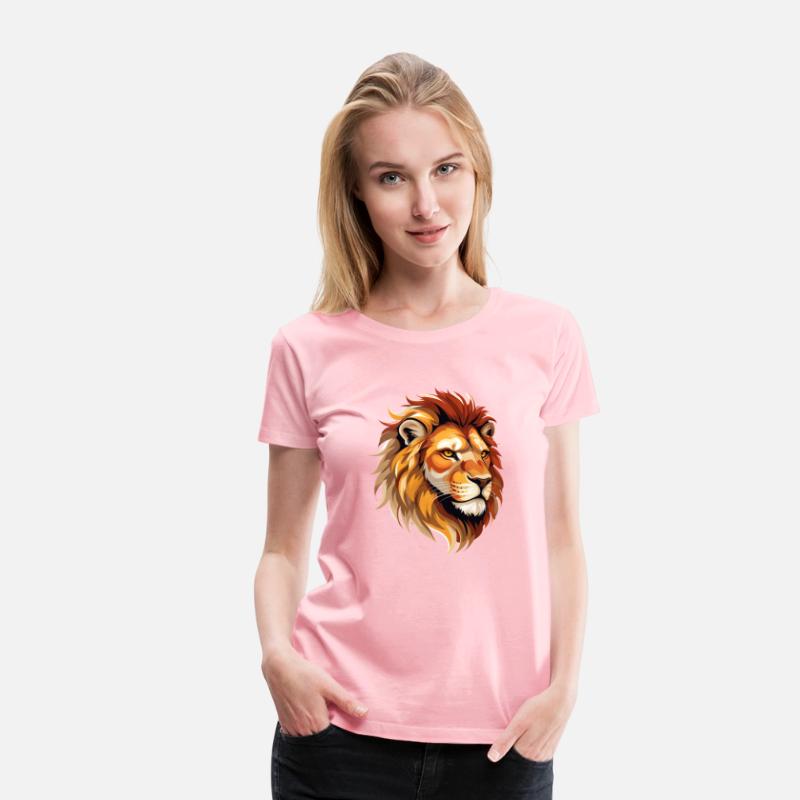 Majestic Lion Head Illustration