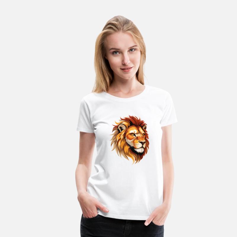 Majestic Lion Head Illustration