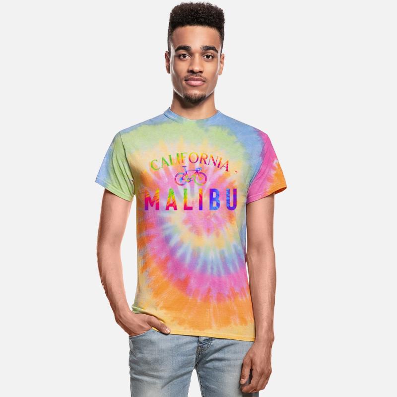 Malibu California Bicycle Club In a Tie Dye Design