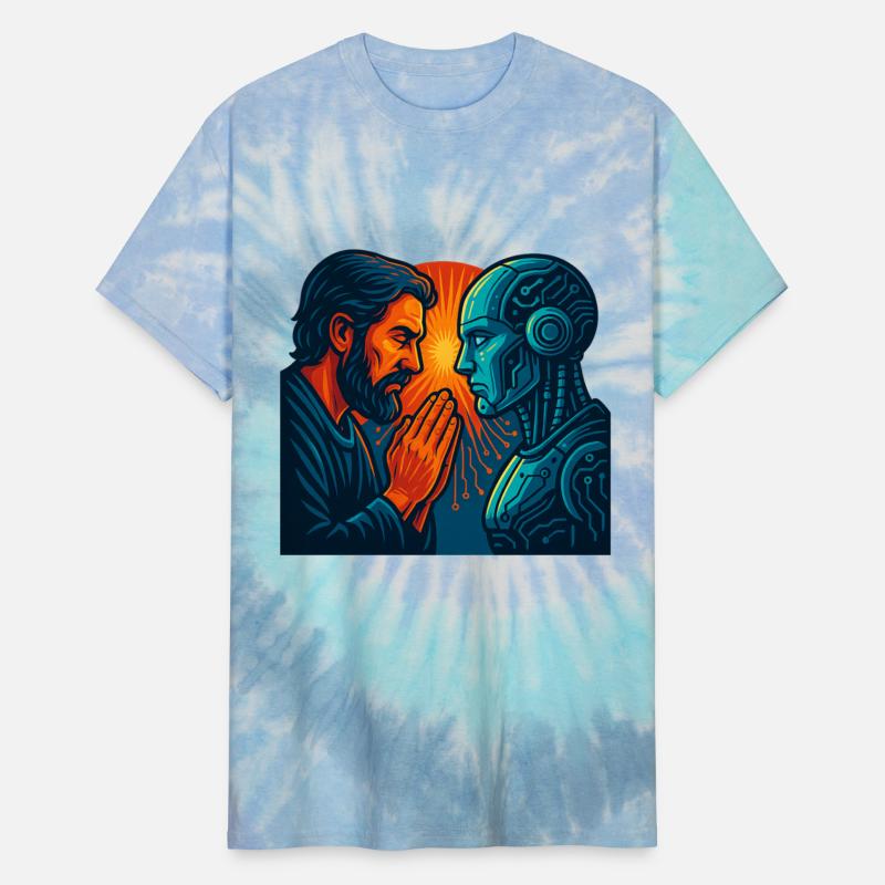 Man vs AI Godhead T-Shirt | Spiritual