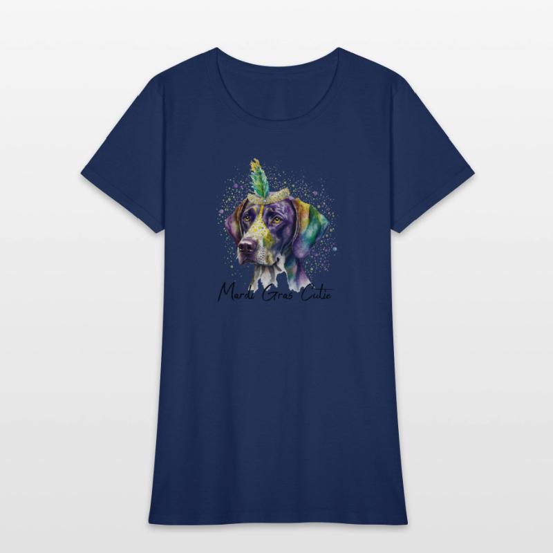 Mardi Gras Cutie English Pointer
