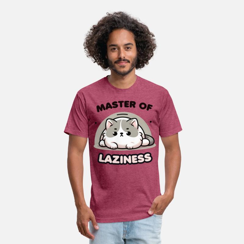 Master Of Laziness Funny Lazy Cat