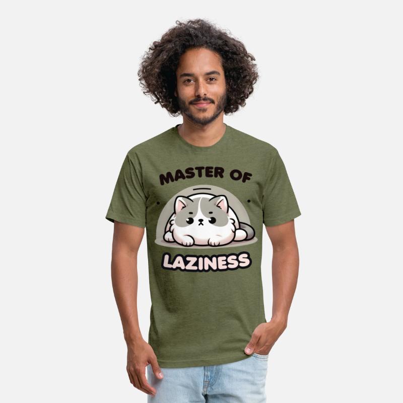 Master Of Laziness Funny Lazy Cat