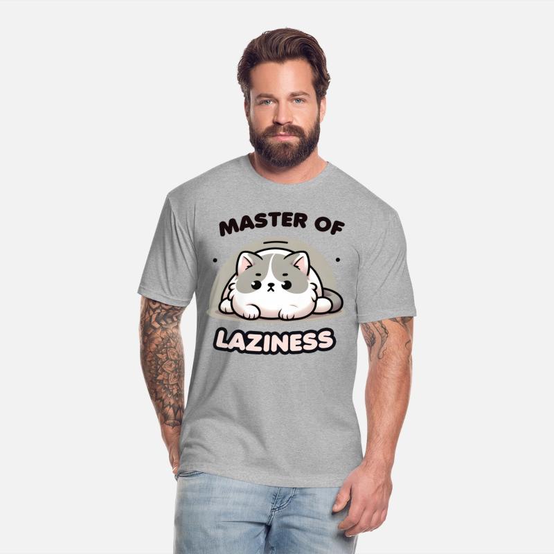 Master Of Laziness Funny Lazy Cat