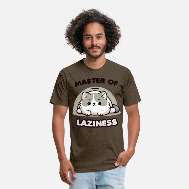 Master Of Laziness Funny Lazy Cat