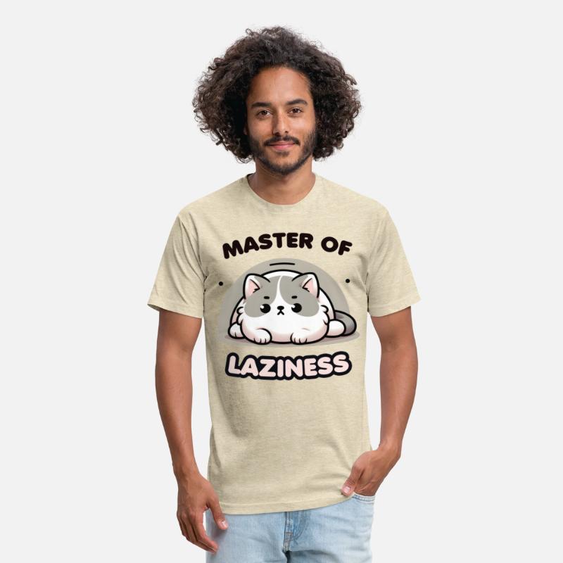 Master Of Laziness Funny Lazy Cat