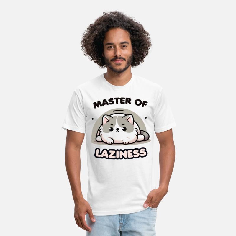 Master Of Laziness Funny Lazy Cat