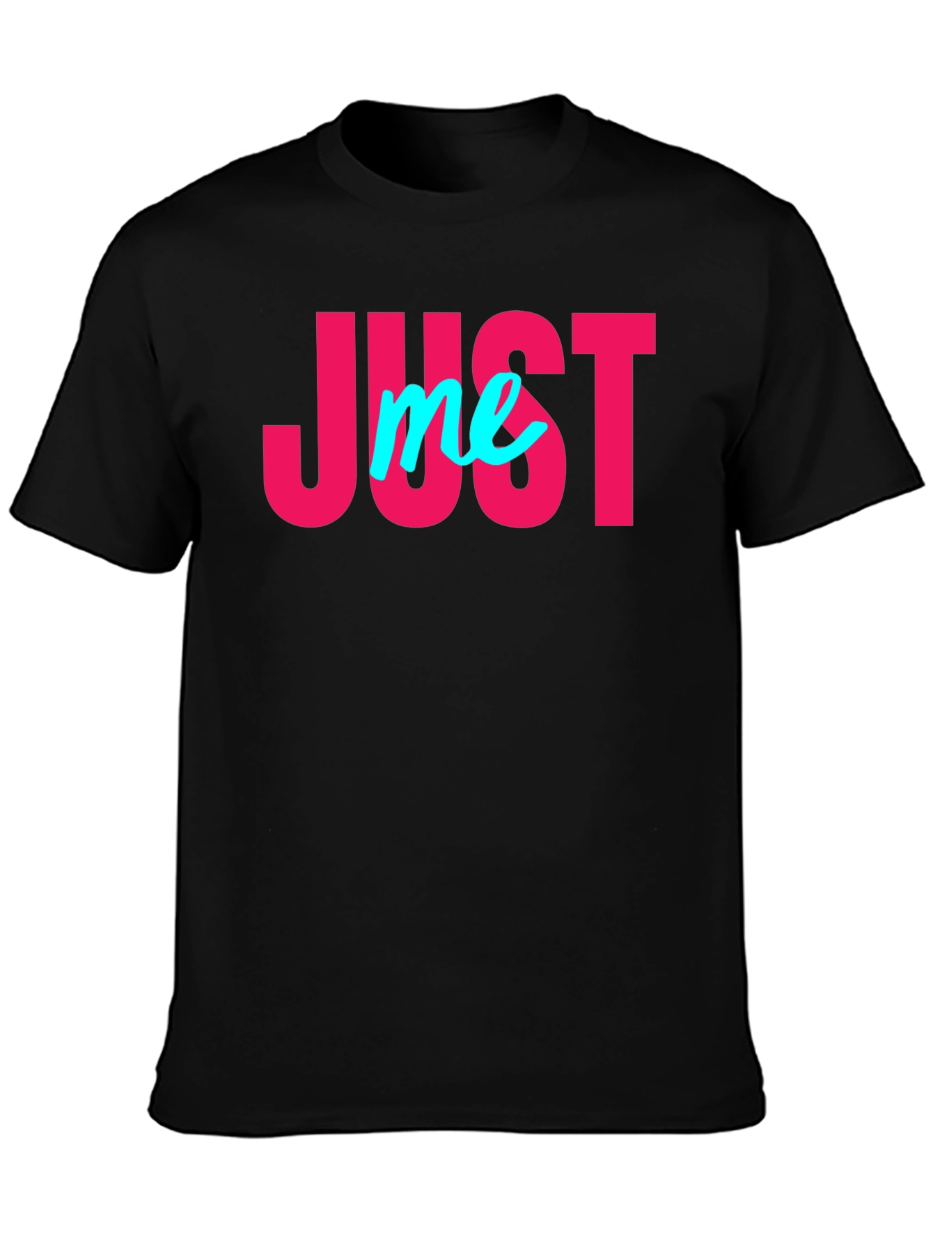 Just Me Graphic Tee - Black