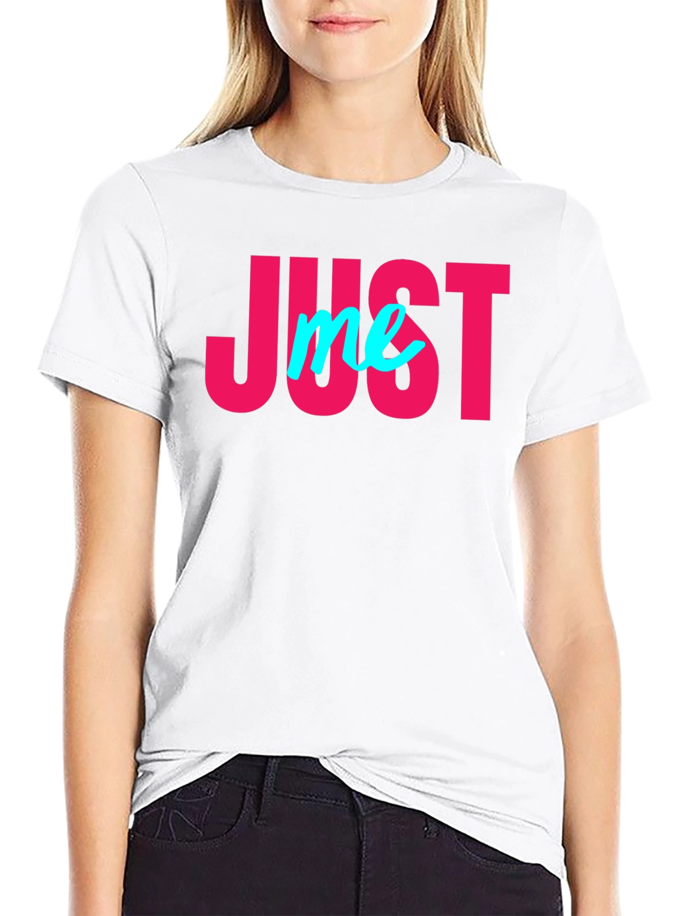 Just Me Graphic Tee - Black