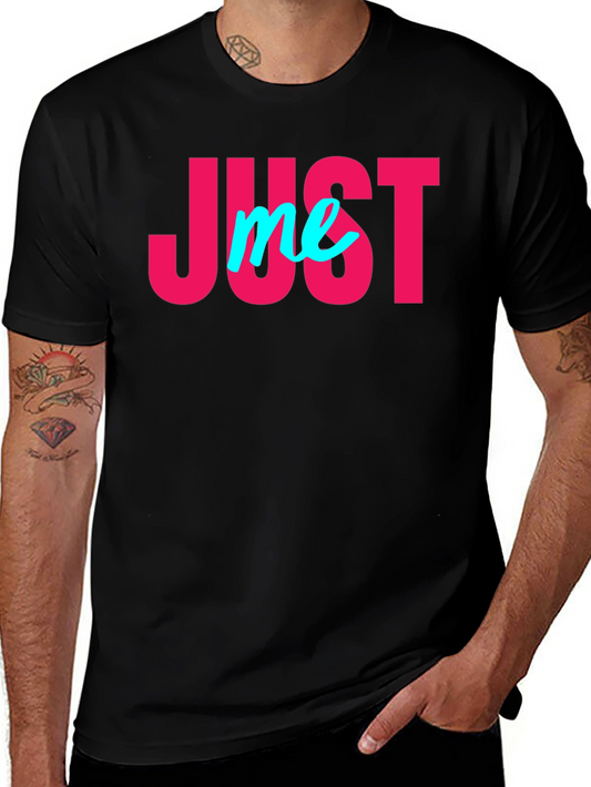 Just Me Graphic Tee - Black