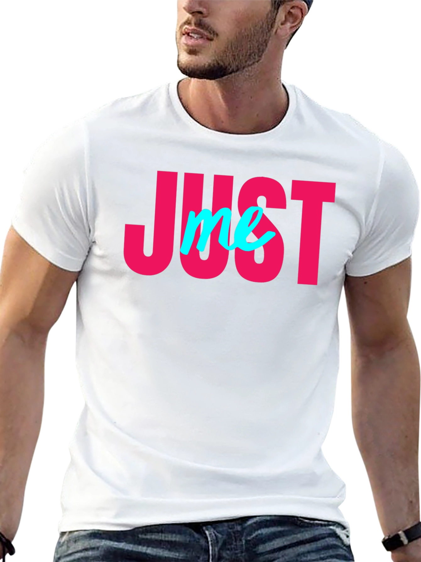 Just Me Graphic Tee - Black