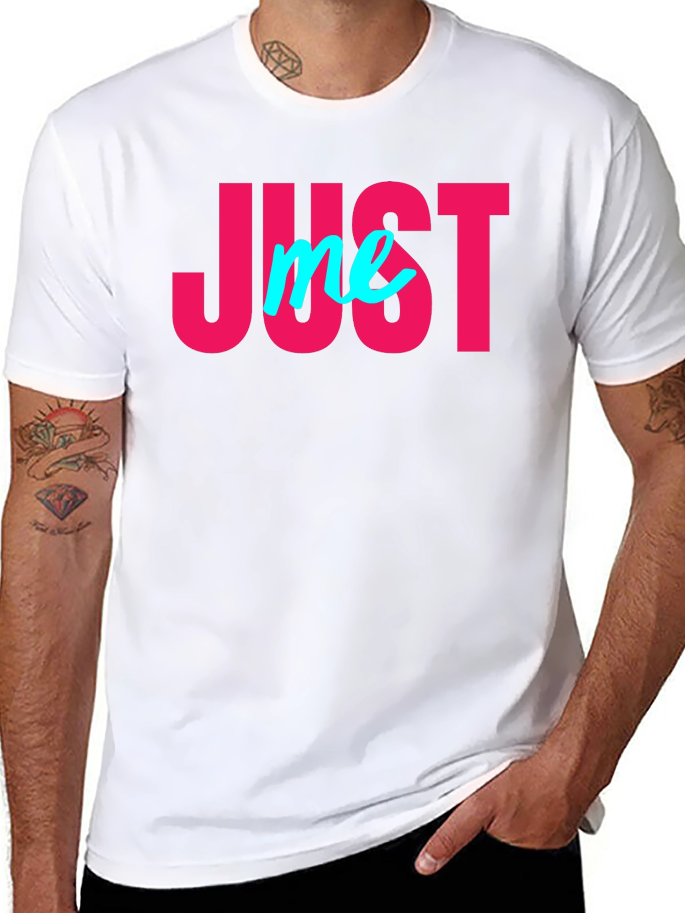 Just Me Graphic Tee - Black