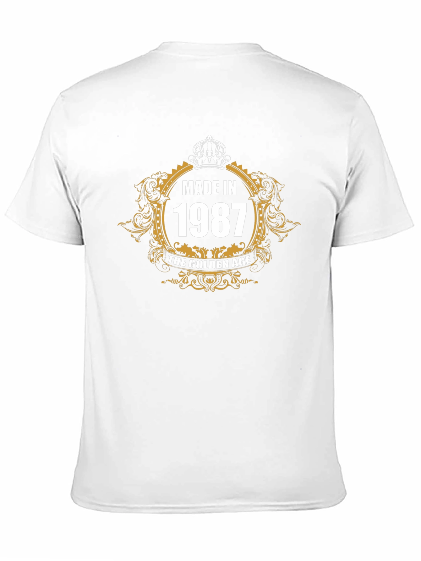 Made in 1987 Golden Age Black Graphic T-Shirt