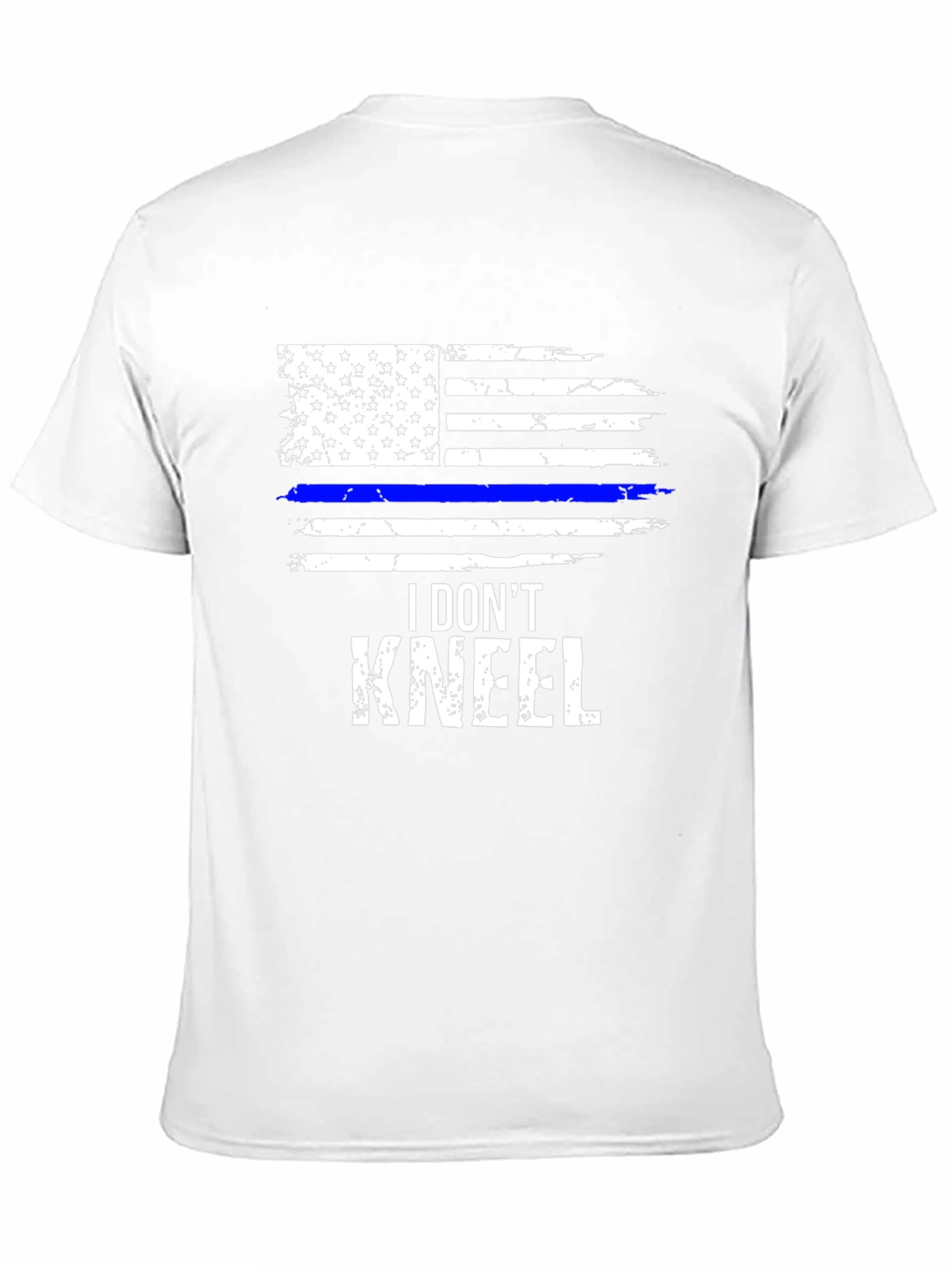 I Dont Kneel T-Shirt Patriotic USA Flag
