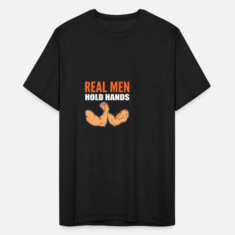 Men Hold Hands Arm Wrestler Gift