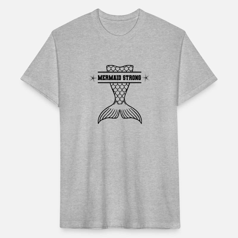 Mermaid Strong graphic with bold lettering