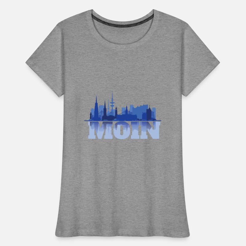 Moin Hamburg Skyline Sea Silhouette