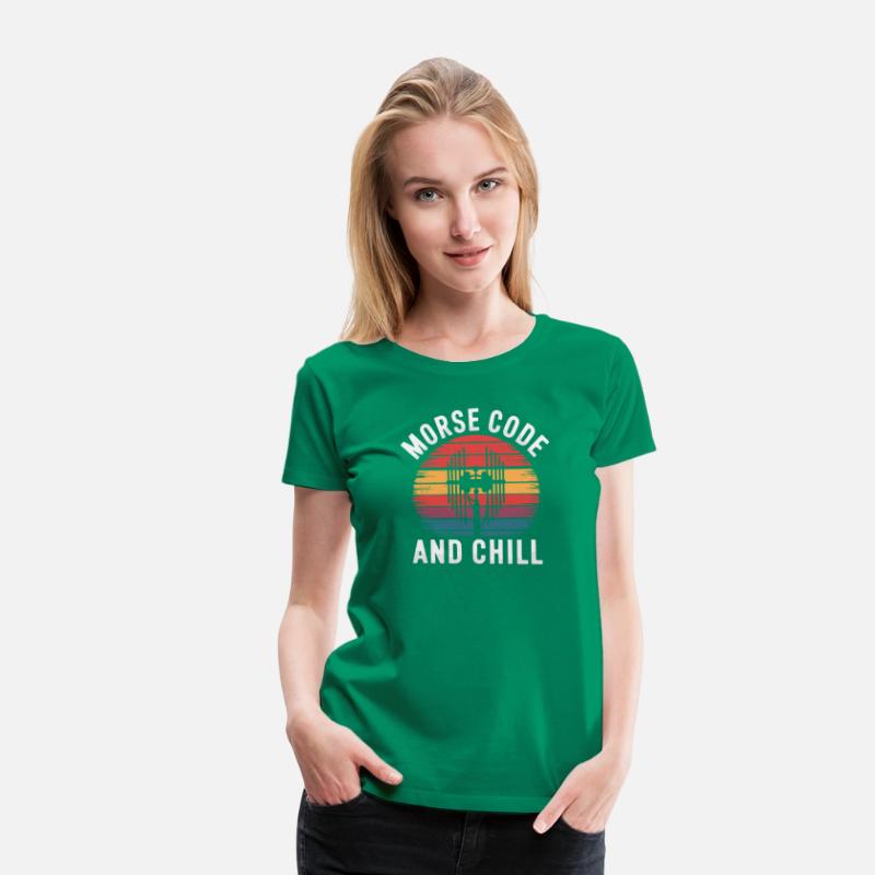 Morse Code And Chill Amateuer Radio Operater Ham