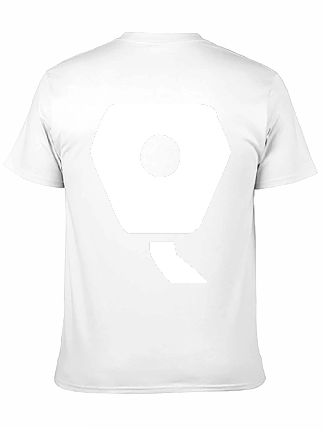 Modern Hexagon Graphic Tee - Unisex Black Shirt