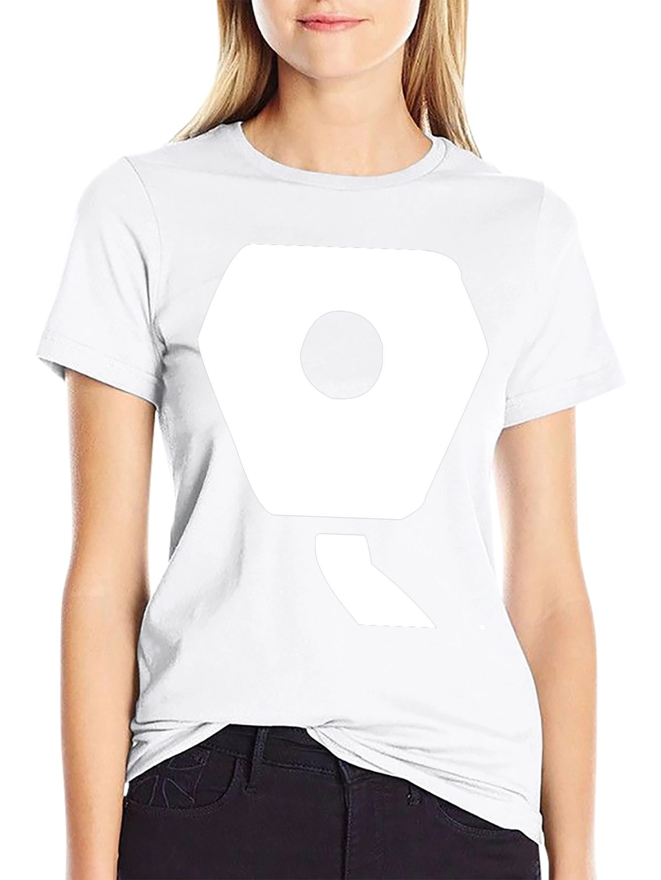Modern Hexagon Graphic Tee - Unisex Black Shirt