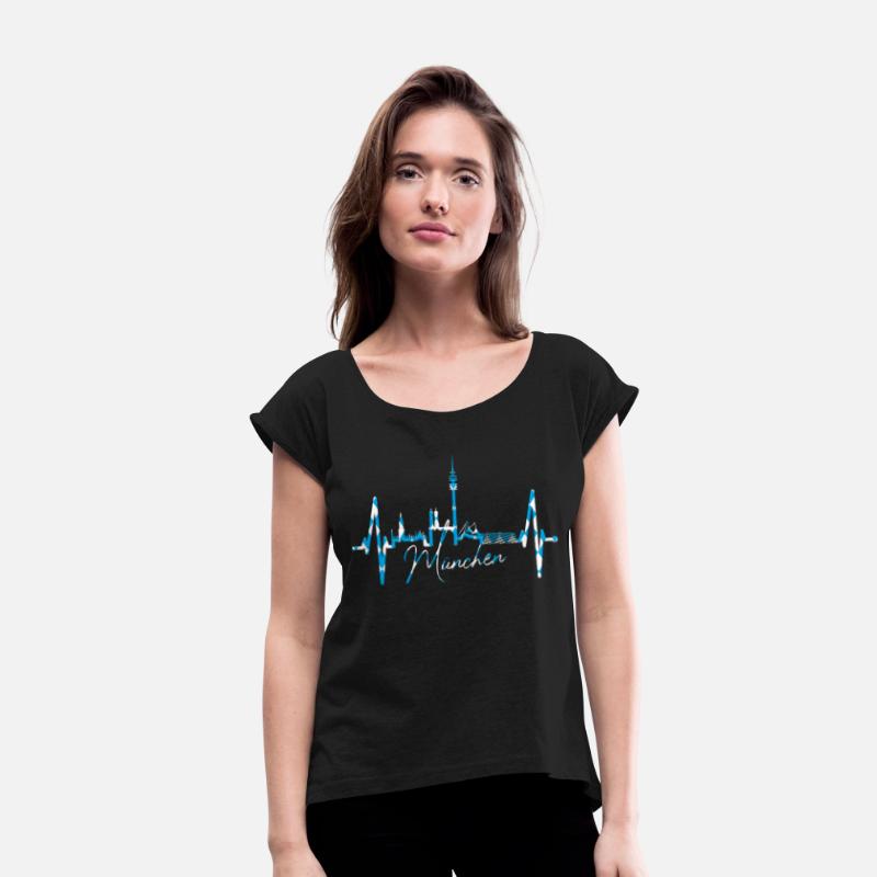 Munich Skyline Heartbeat Bavarian Oktoberfest Gift