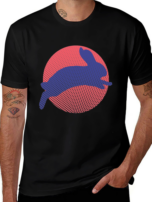 Rabbit Silhouette Graphic Tee