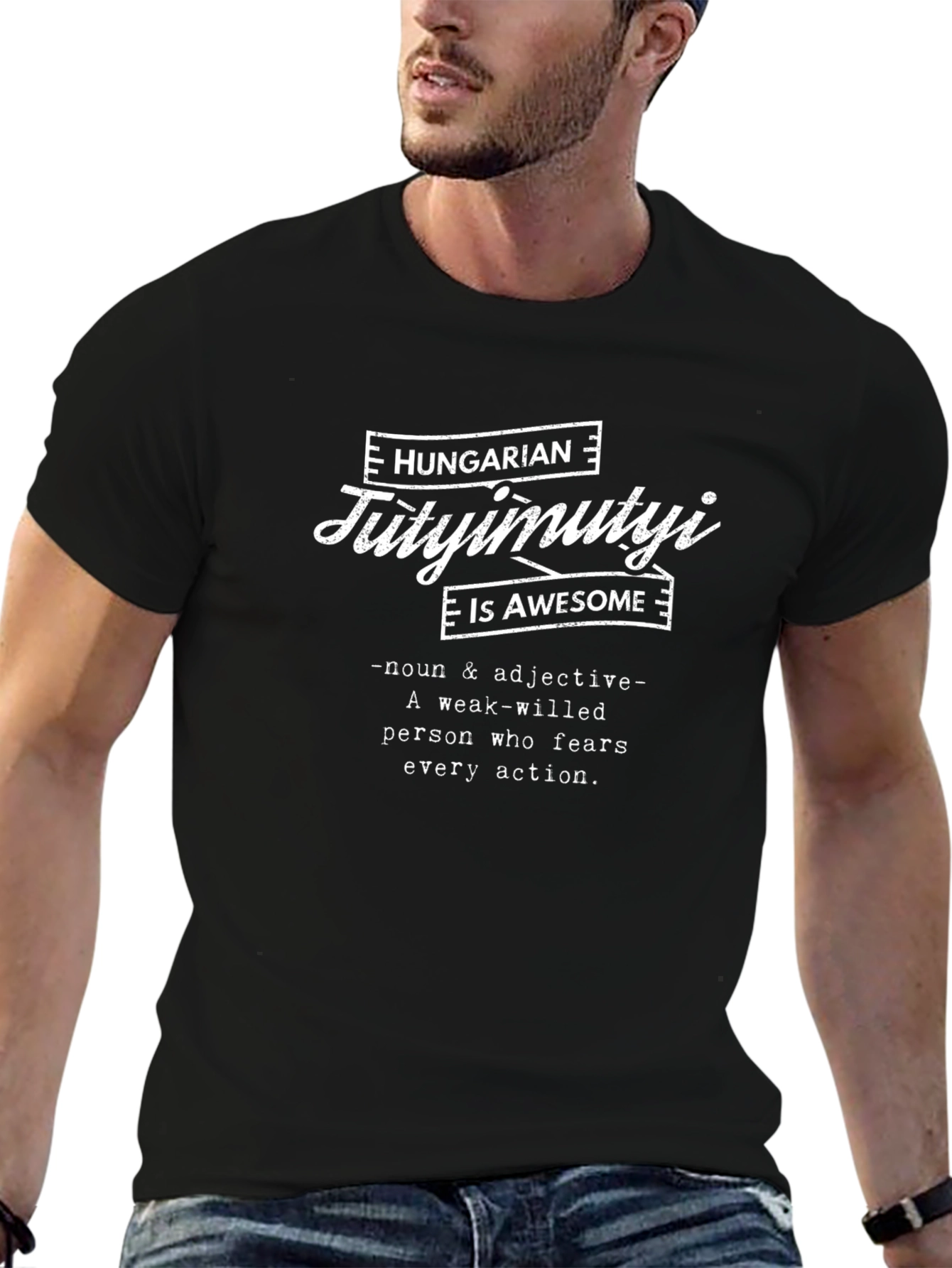 Hungarian Tutyimutyi Graphic T-Shirt - Funny Definition Tee