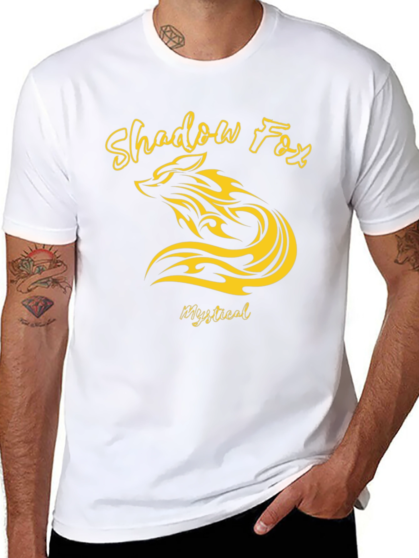 Shadow Fox Mystical Graphic T-Shirt