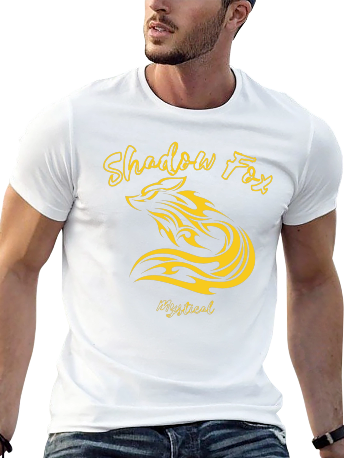 Shadow Fox Mystical Graphic T-Shirt
