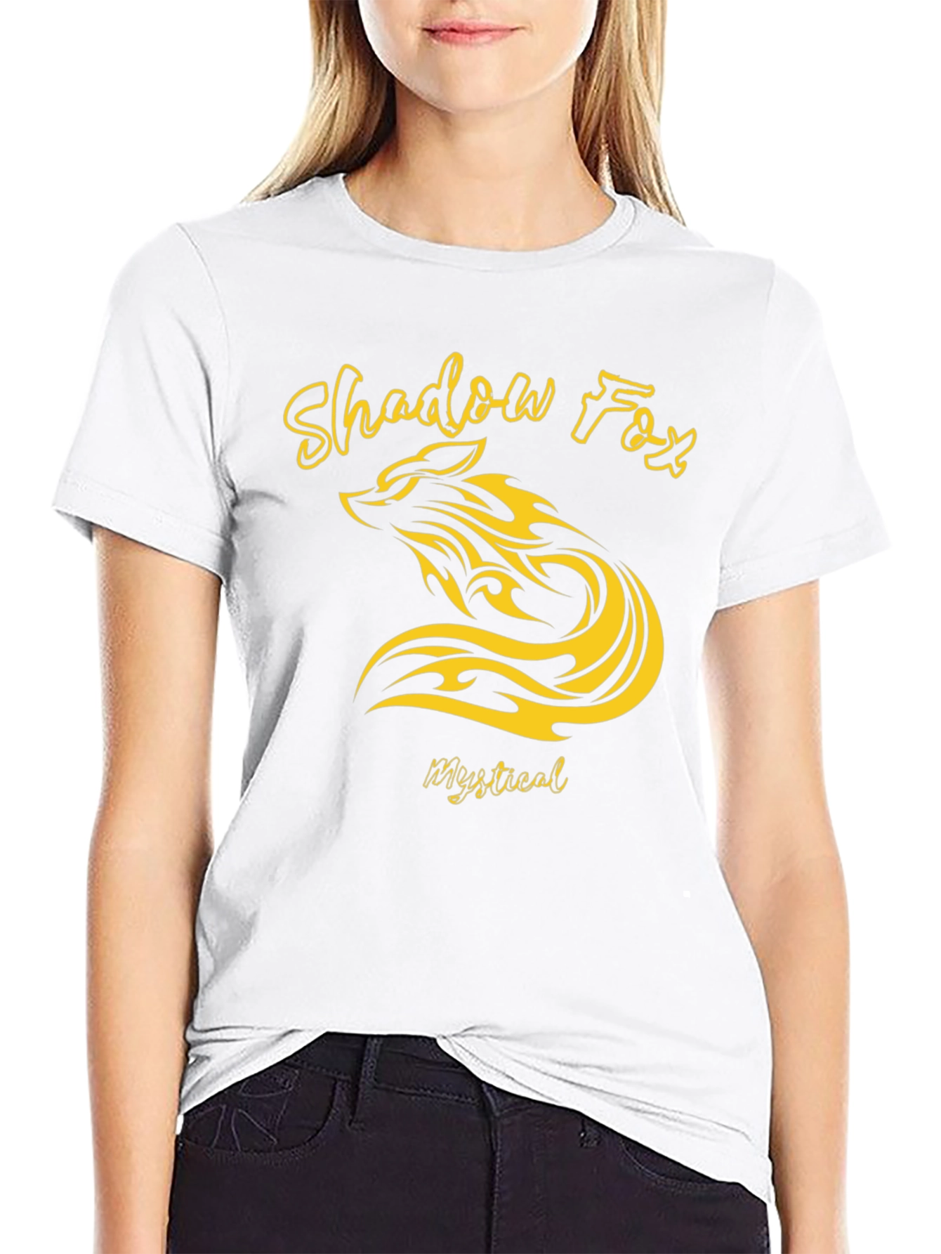 Shadow Fox Mystical Graphic T-Shirt