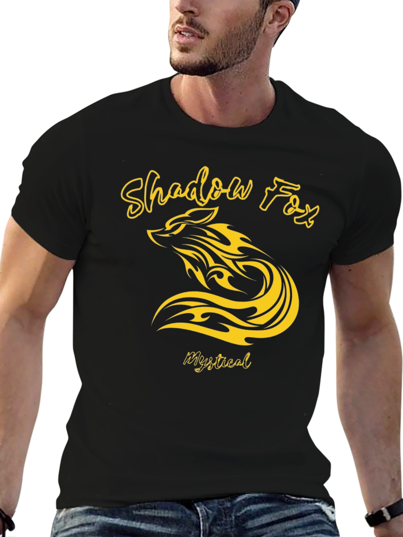 Shadow Fox Mystical Graphic T-Shirt