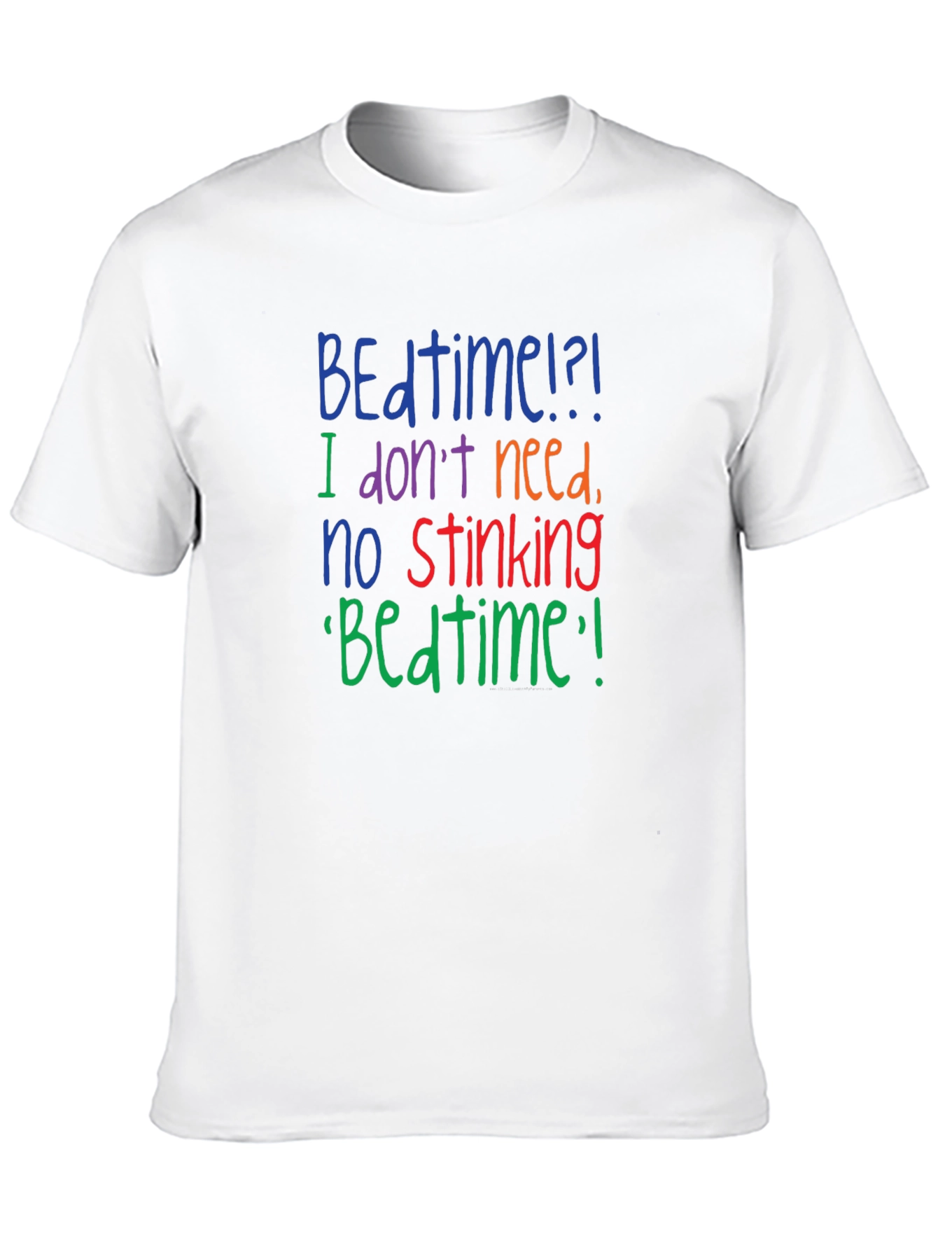 Funny No Stinking Bedtime Graphic T-Shirt