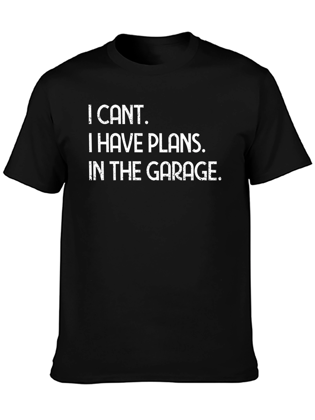 Garage Plans T-Shirt - Funny Car Enthusiast Tee