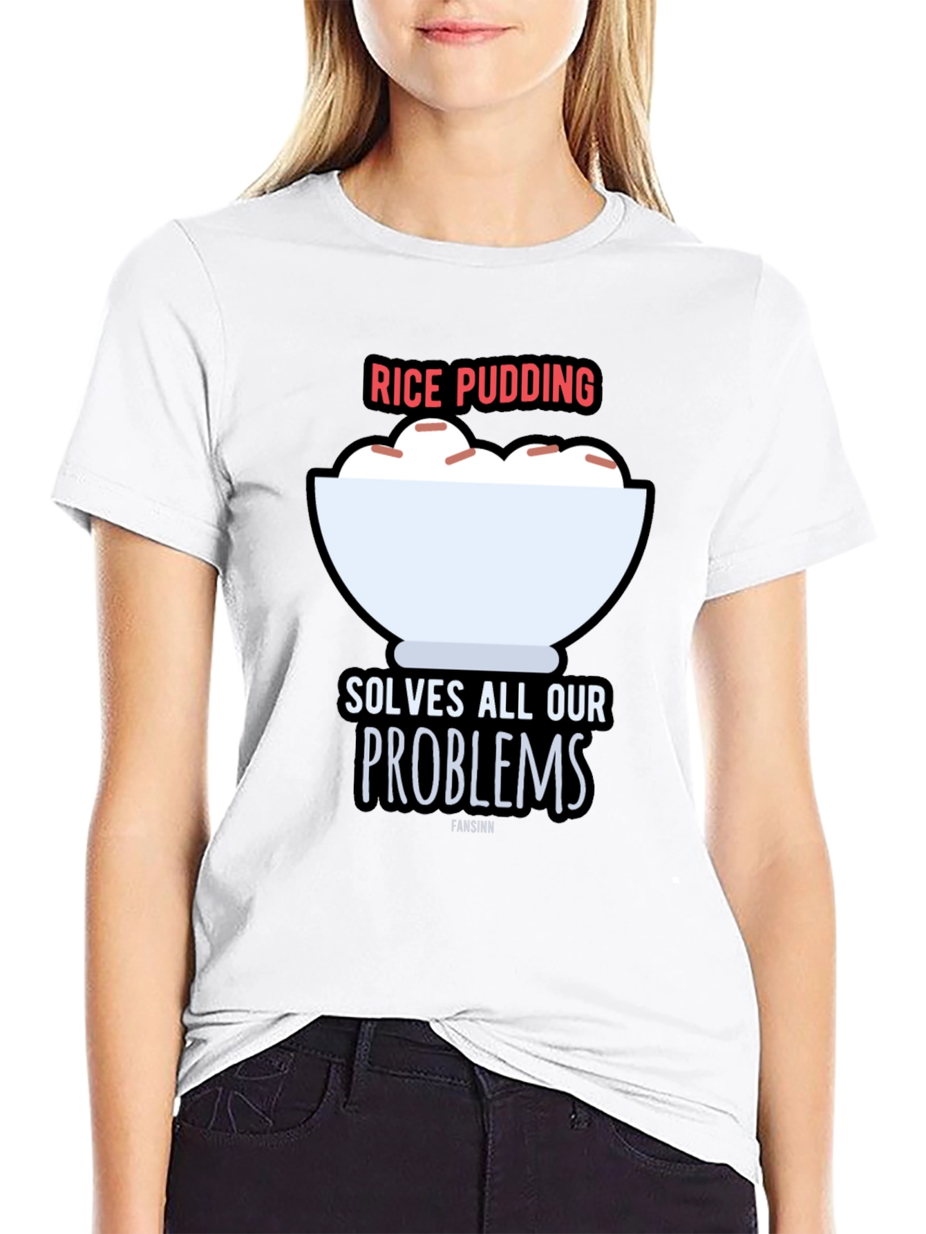Rice Pudding Solves All Our Problems T-Shirt