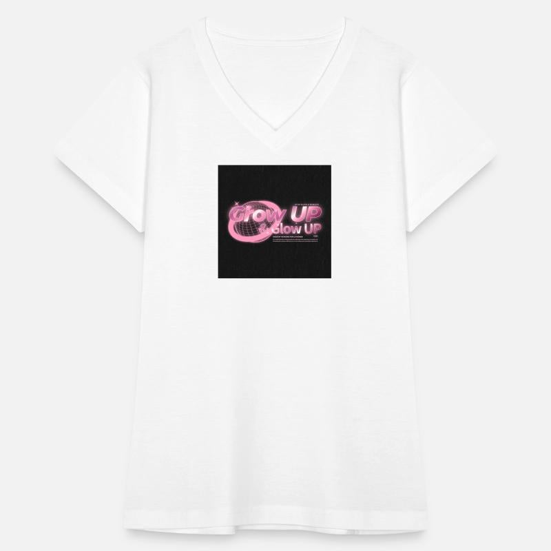 Neon Glow Cosmic Growth Design
