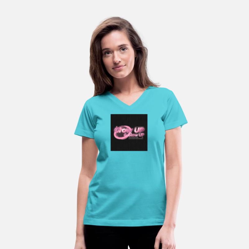 Neon Glow Cosmic Growth Design