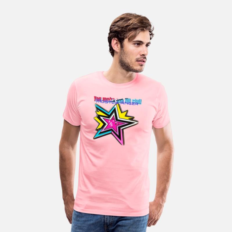 neon t shirt design with stars and anger